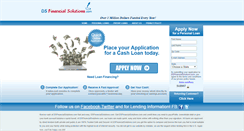 Desktop Screenshot of dsfinancialsolutions.com